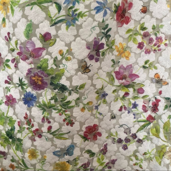 Giambattista Valli Womens Embroidered Embellished Sleeveless Top White Size M - Picture 5 of 8